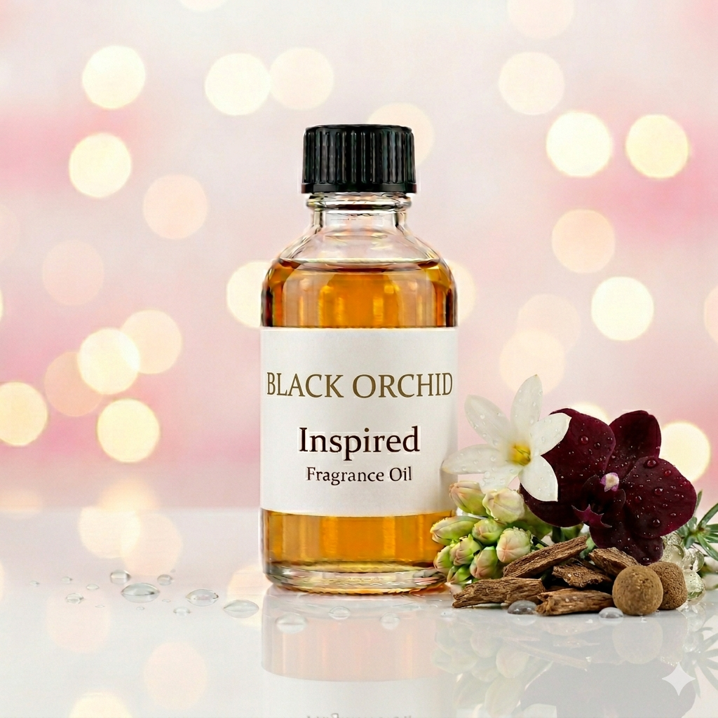 Black Orchid Inspired Fragrance Oil Premium Luxury Floral Oriental Perfume Oil for Perfume Making